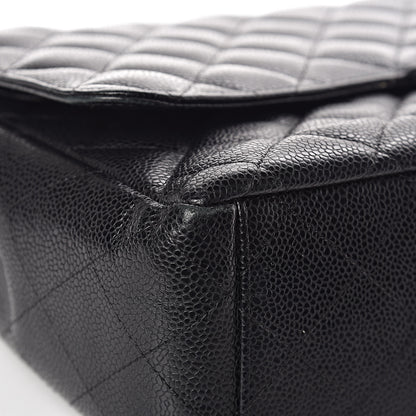 Chanel Caviar Quilted Maxi Double Flap Black 20 of 23
