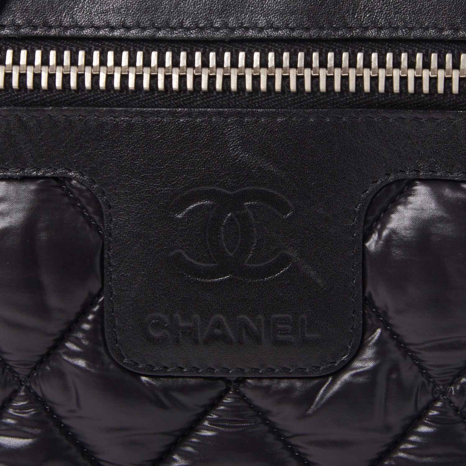 Chanel Nylon Small Coco Cocoon Messenger Bag Black 8 of 10