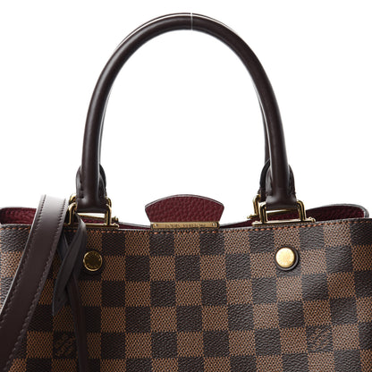Louis Vuitton Damier Ebene Cuir Taurillon Brittany Bordeaux 10 of 10