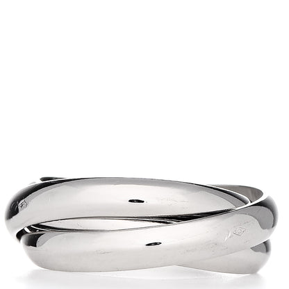Cartier 18K White Gold Classic Trinity Ring 56 7.5 3 of 6