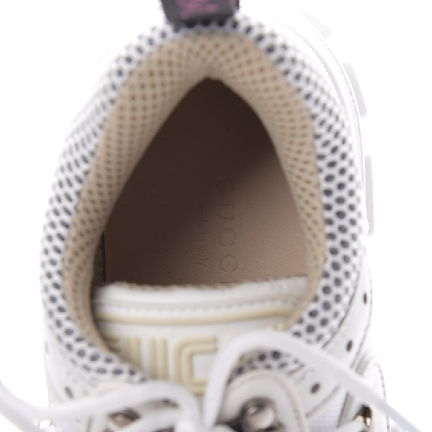 X SEGA Mesh Calfskin Suede Womens Flashtrek Sneakers 35 Great White