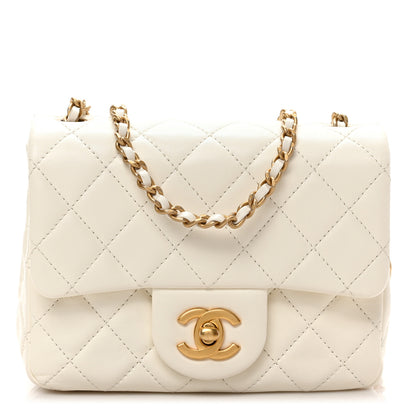 Chanel Lambskin Quilted Mini Pearl Crush Flap White 1 of 10