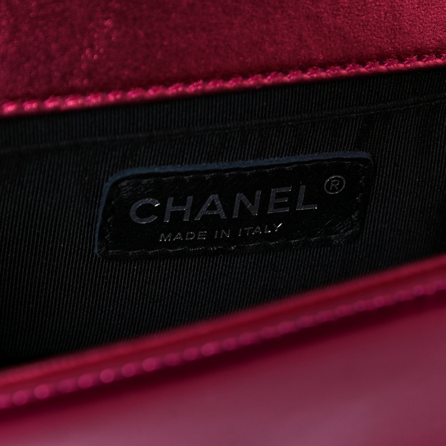 Chanel Metallic Patent Calfskin Quilted Small Boy Flap Pink 6 of 14