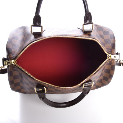 Louis Vuitton Damier Ebene Speedy Bandouliere 30 6 of 8