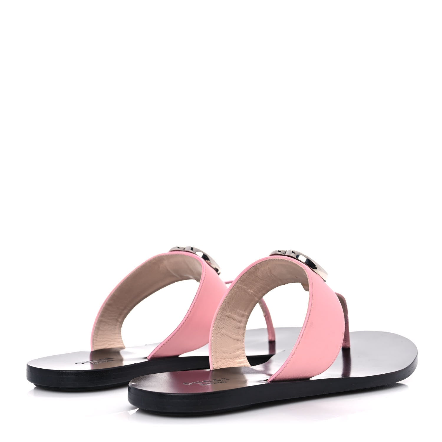 Gucci Calfskin GG Marmont Thong Sandals 36 Wild Rose 4 of 9