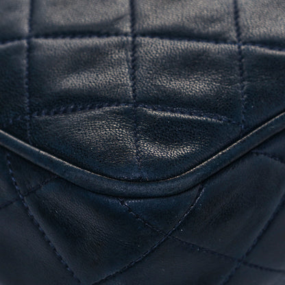Chanel Lambskin Quilted CC Tassel Camera Case Navy 13 of 14