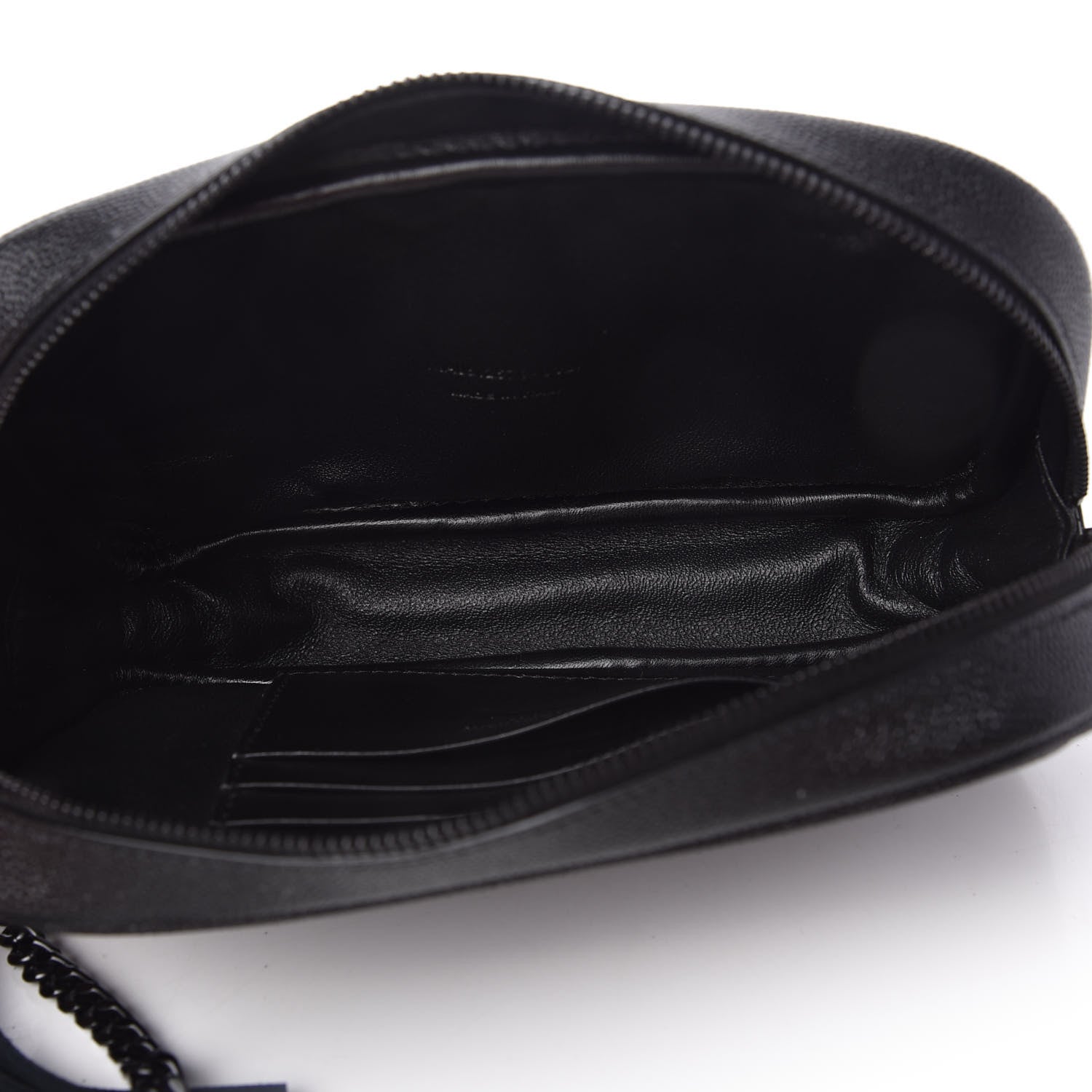 Saint Laurent Grain De Poudre Matelasse Monogram Mini Lou Camera Bag Black 5 of 10