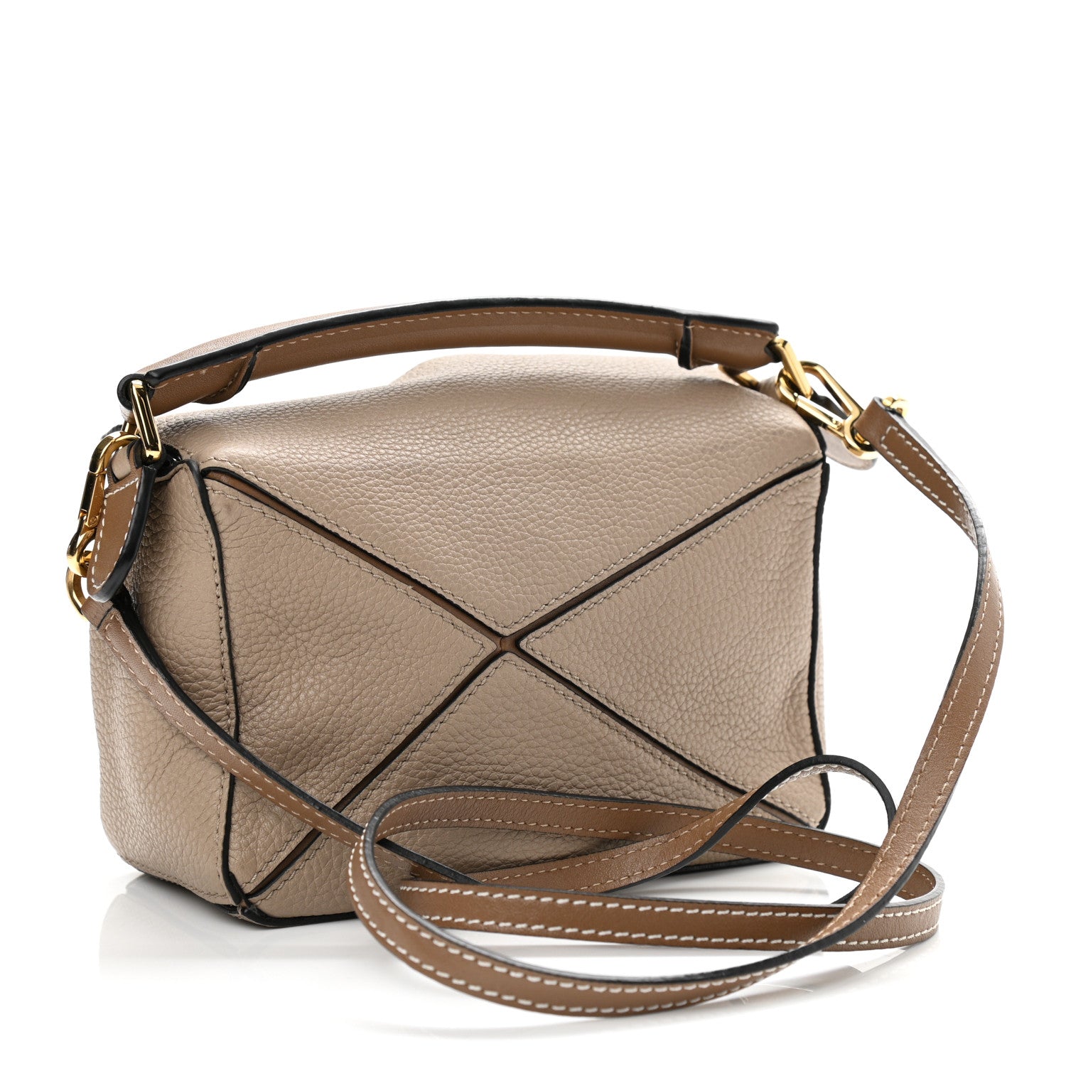 Loewe Calfskin Mini Puzzle Bag Sand Mink 3 of 11