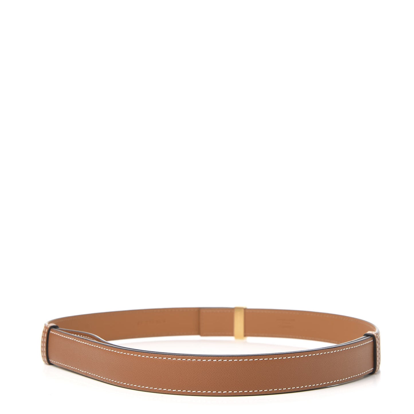 Madame Calfskin 24mm Collier De Chien Belt Gold