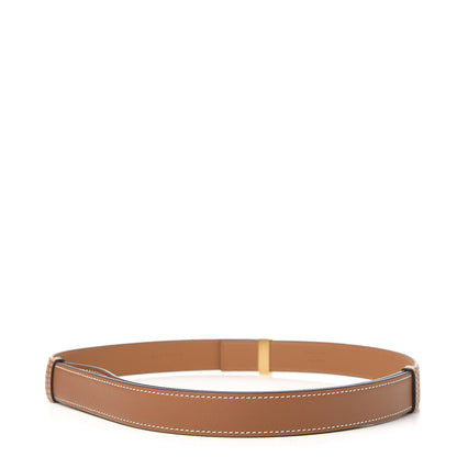 Hermes Madame Calfskin 24mm Collier De Chien Belt Gold 2 of 6