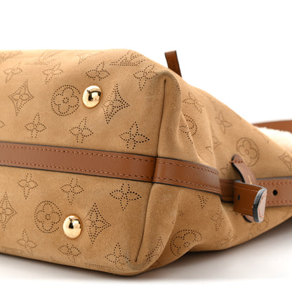 Louis Vuitton Suede Mahina CarryAll PM Beige 11 of 13