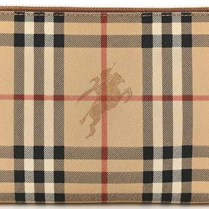 Burberry Haymarket Check Shoulder Bag Tan 8 of 12