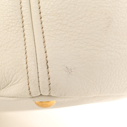 Prada Vitello Daino Side Pocket Tote Talco 14 of 14