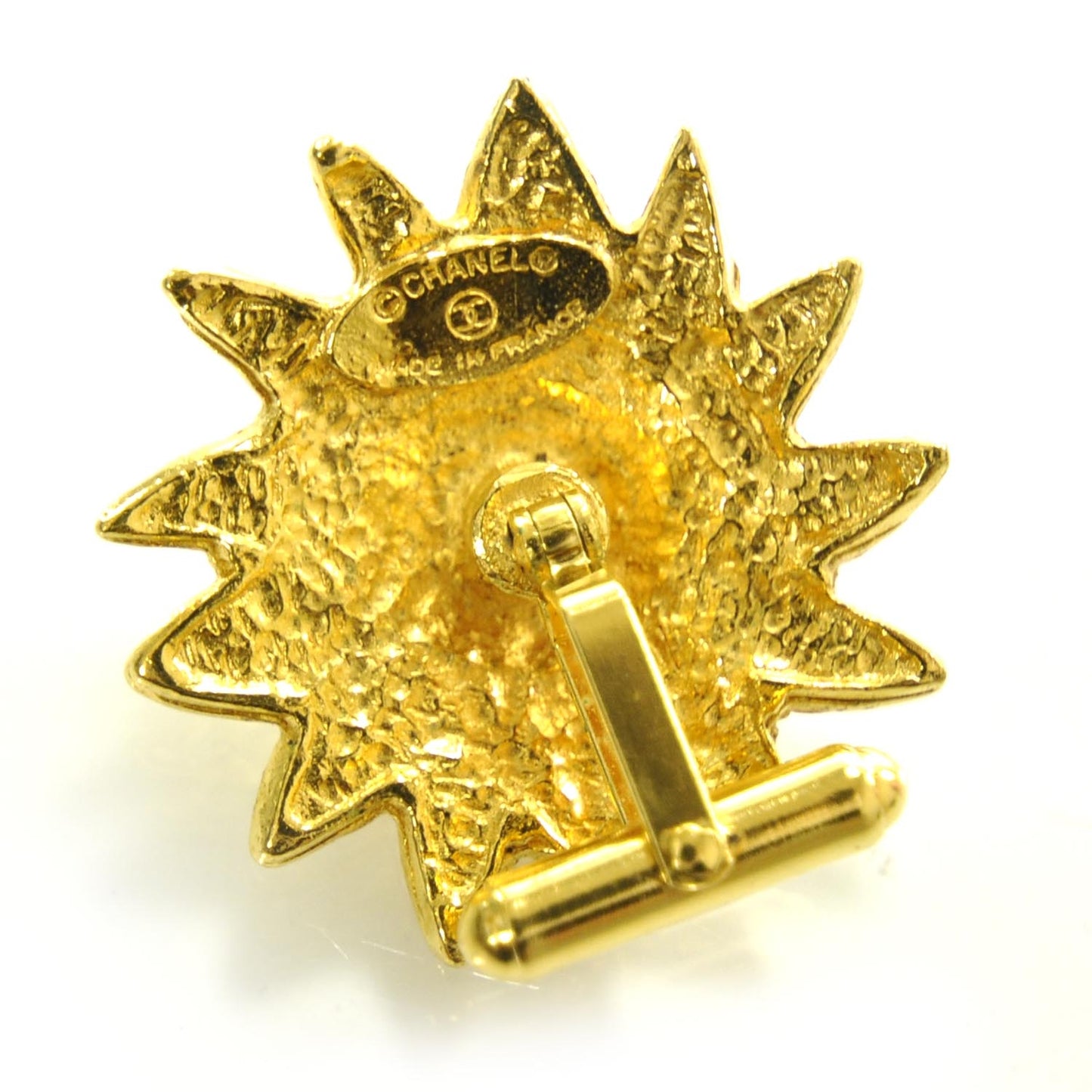 CC Lion Cufflinks Gold