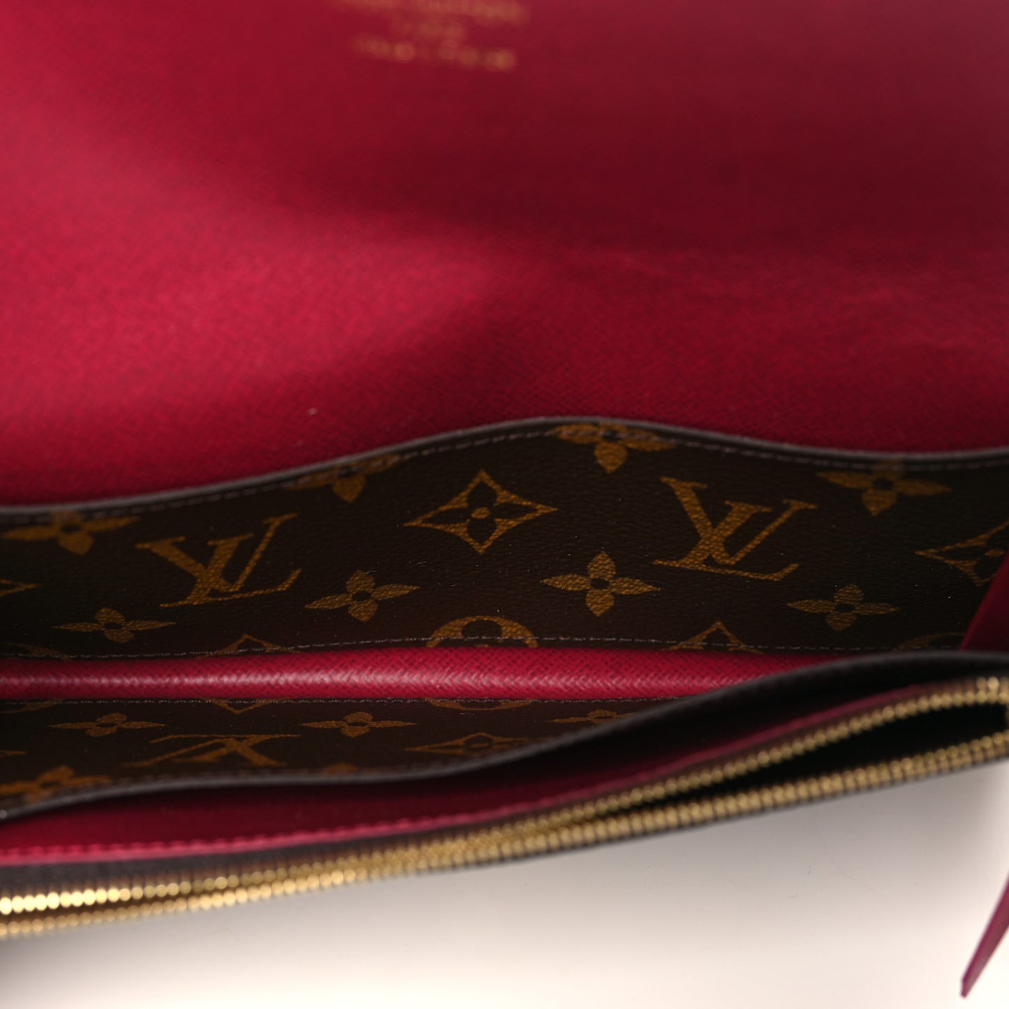 Monogram Emilie Wallet Fuchsia
