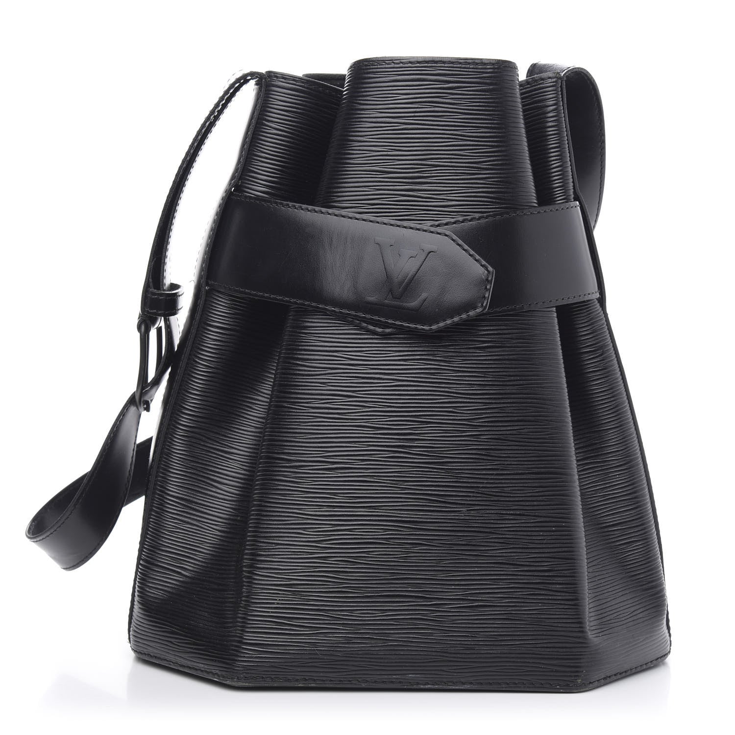 Louis Vuitton Epi Sac D'Epaule Black 1 of 12