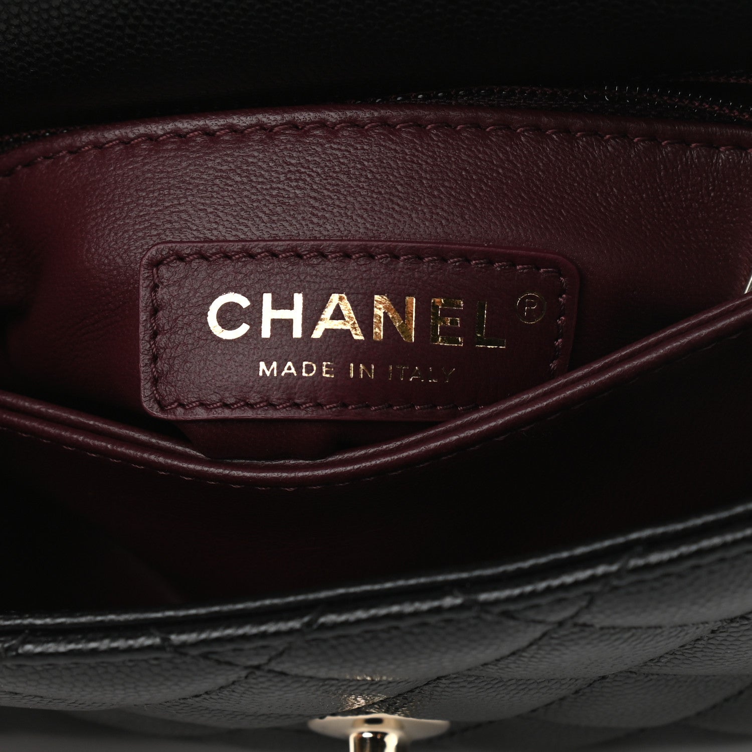 Chanel Caviar Quilted Extra Mini Coco Handle Flap Black 6 of 9