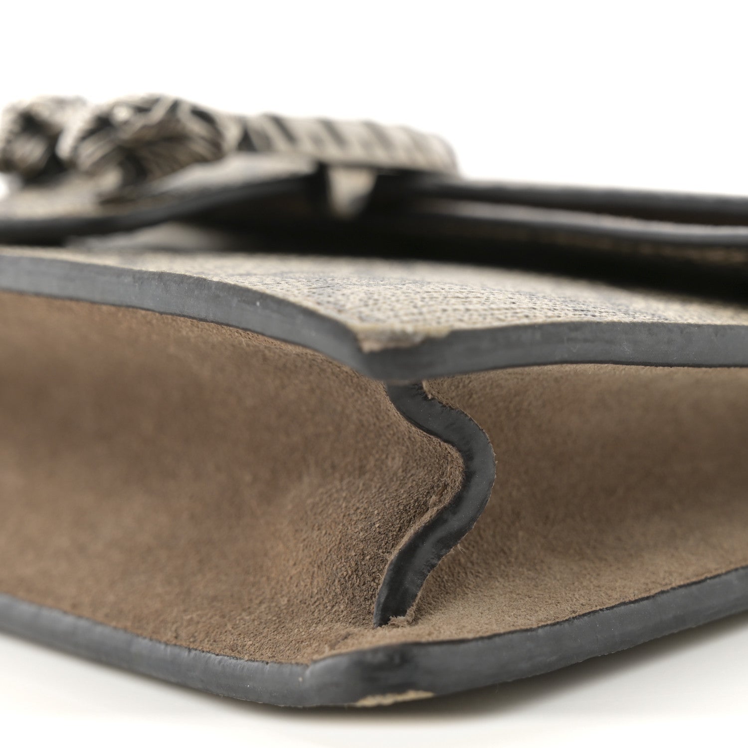 Gucci GG Supreme Monogram Super Mini Dionysus Shoulder Bag Taupe 9 of 13