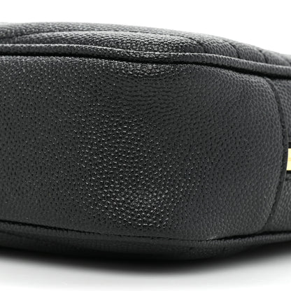 Saint Laurent Grain De Poudre Matelasse Monogram Mini Lou Camera Bag Black 8 of 8
