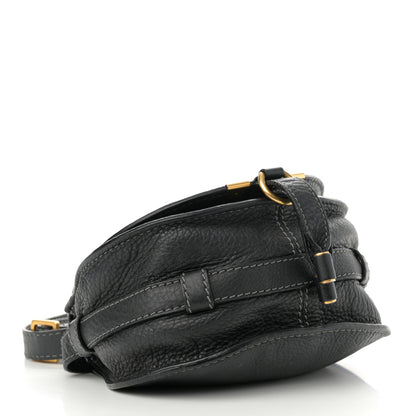 Chloe Calfskin Mini Marcie Round Crossbody Bag Black 4 of 13