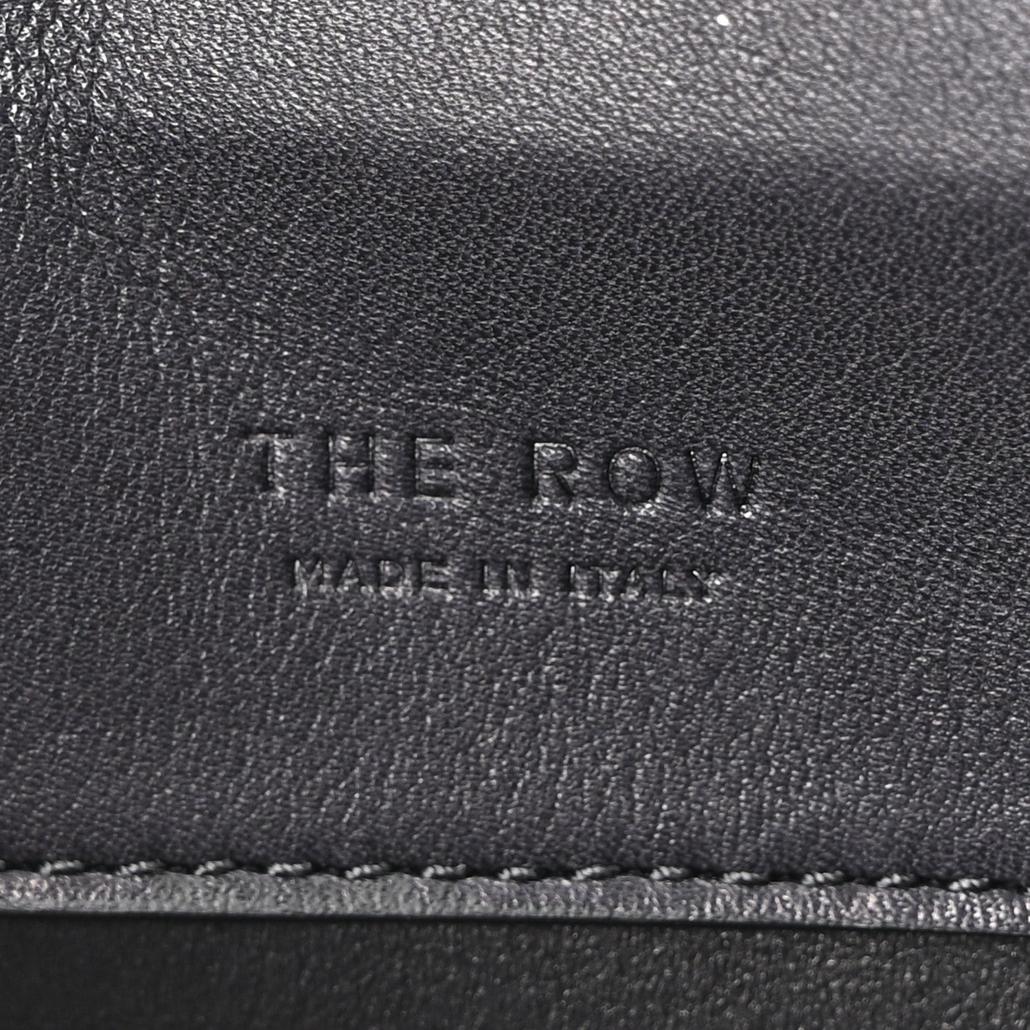 The Row Smooth Calfskin Peggy Bag Black 6 of 9