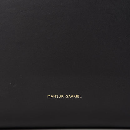 Mansur Gavriel Vegetable Tanned Calfskin Bucket Bag Black Flamma 8 of 8