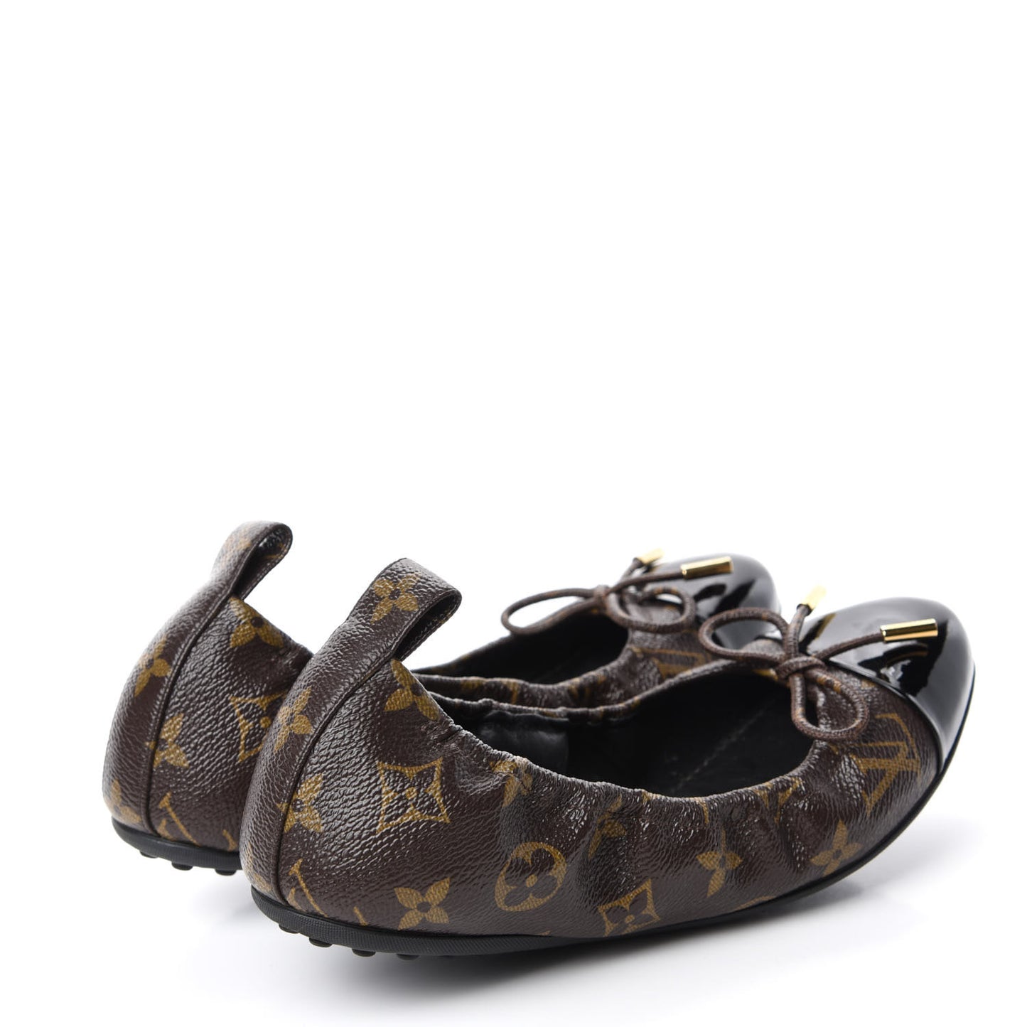 Monogram Flirty Ballerina Flats 36 Black