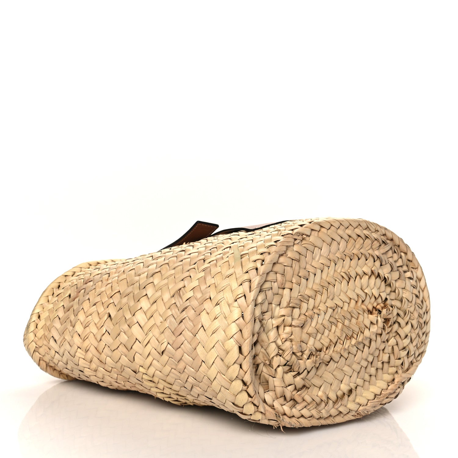 Loewe Raffia Basket Tote Bag Natural Tan 4 of 9