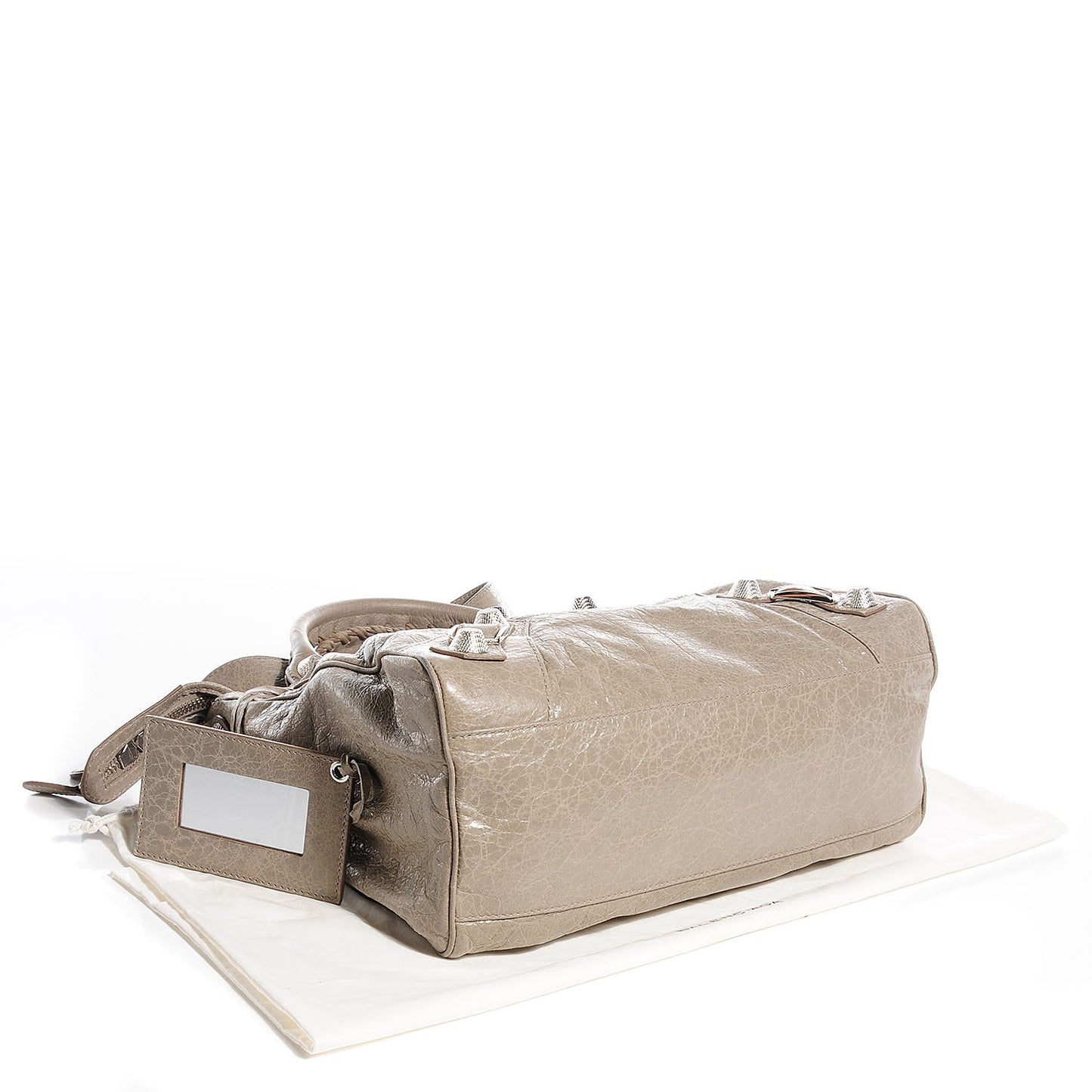 Agneau Giant 21 Silver Hardware Velo Papyrus