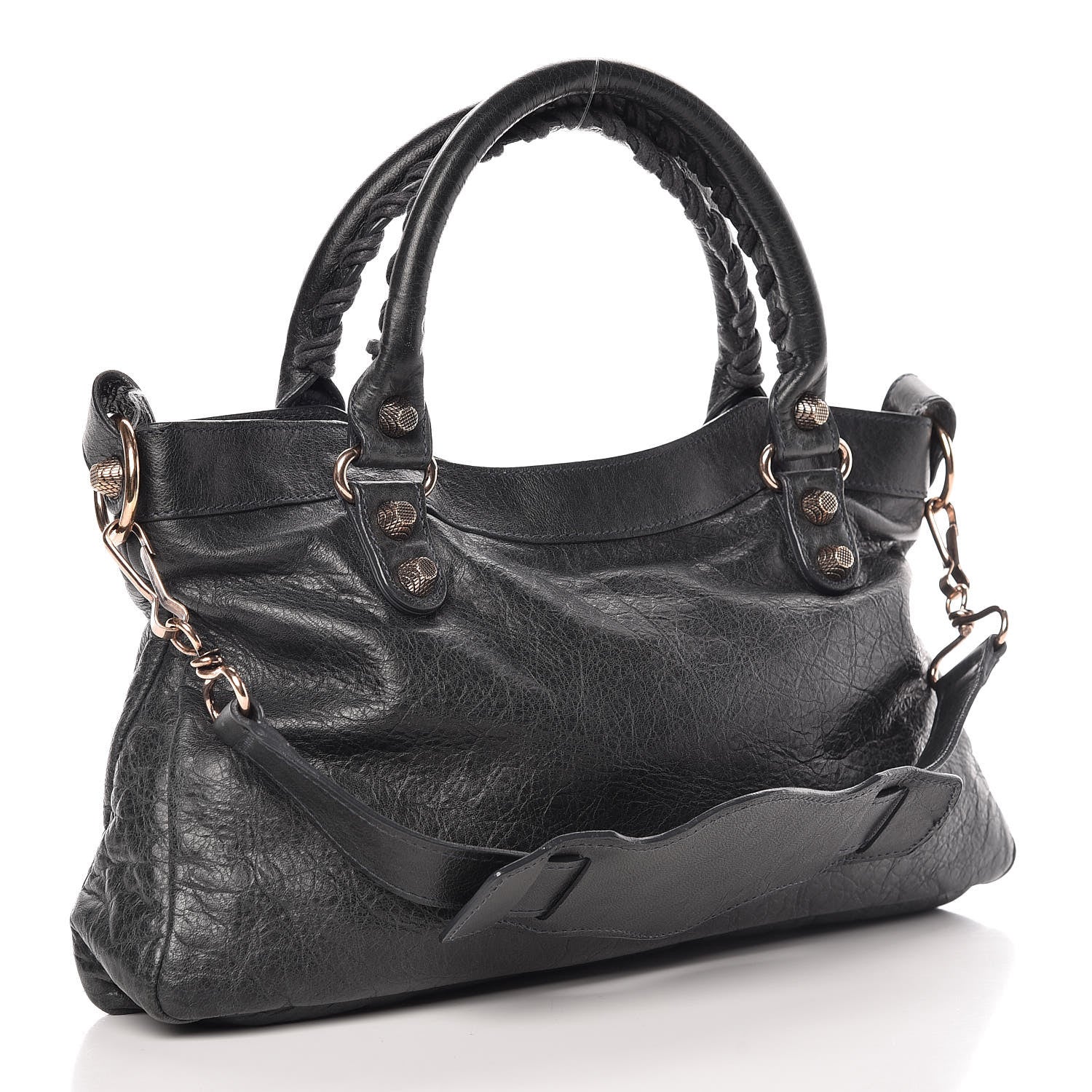 Balenciaga Agneau Giant 12 Rose Gold Hardware First Anthracite 4 of 14