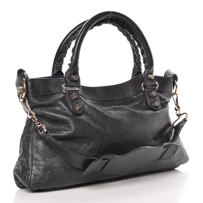 Balenciaga Agneau Giant 12 Rose Gold Hardware First Anthracite 4 of 14