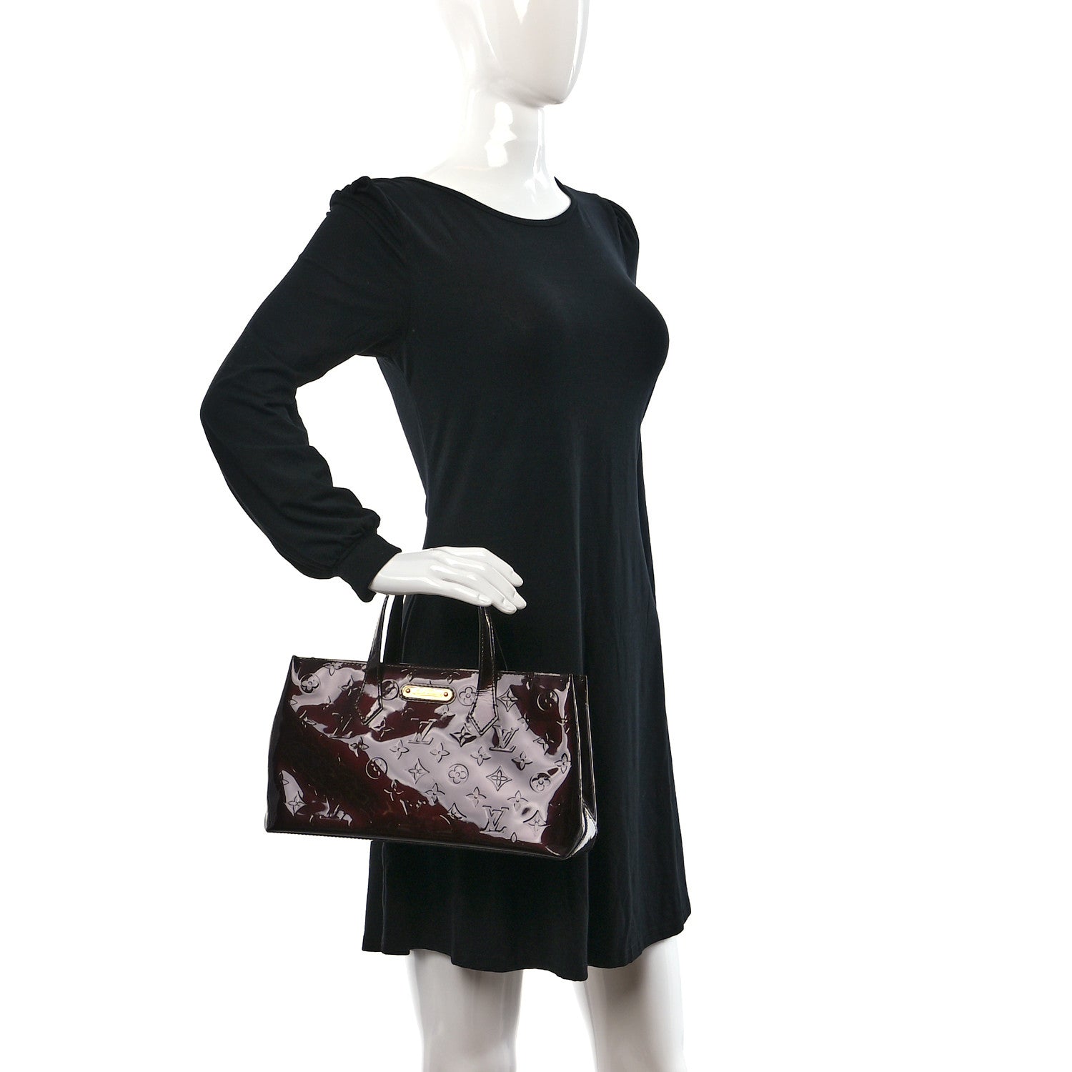 Louis Vuitton Vernis Wilshire PM Amarante 2 of 8