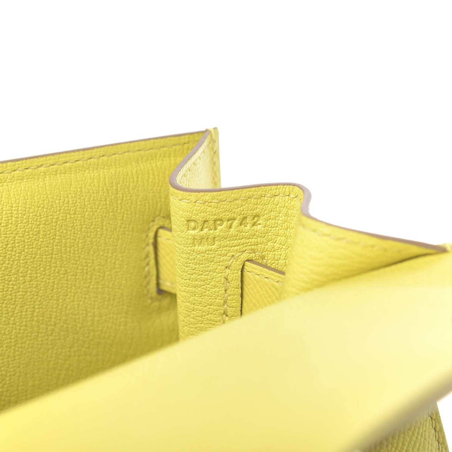 Hermes Epsom Kelly Sellier 32 Lime 8 of 12