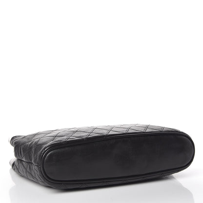 Chanel Lambskin Stitched Shopper Tote Black 4 of 15