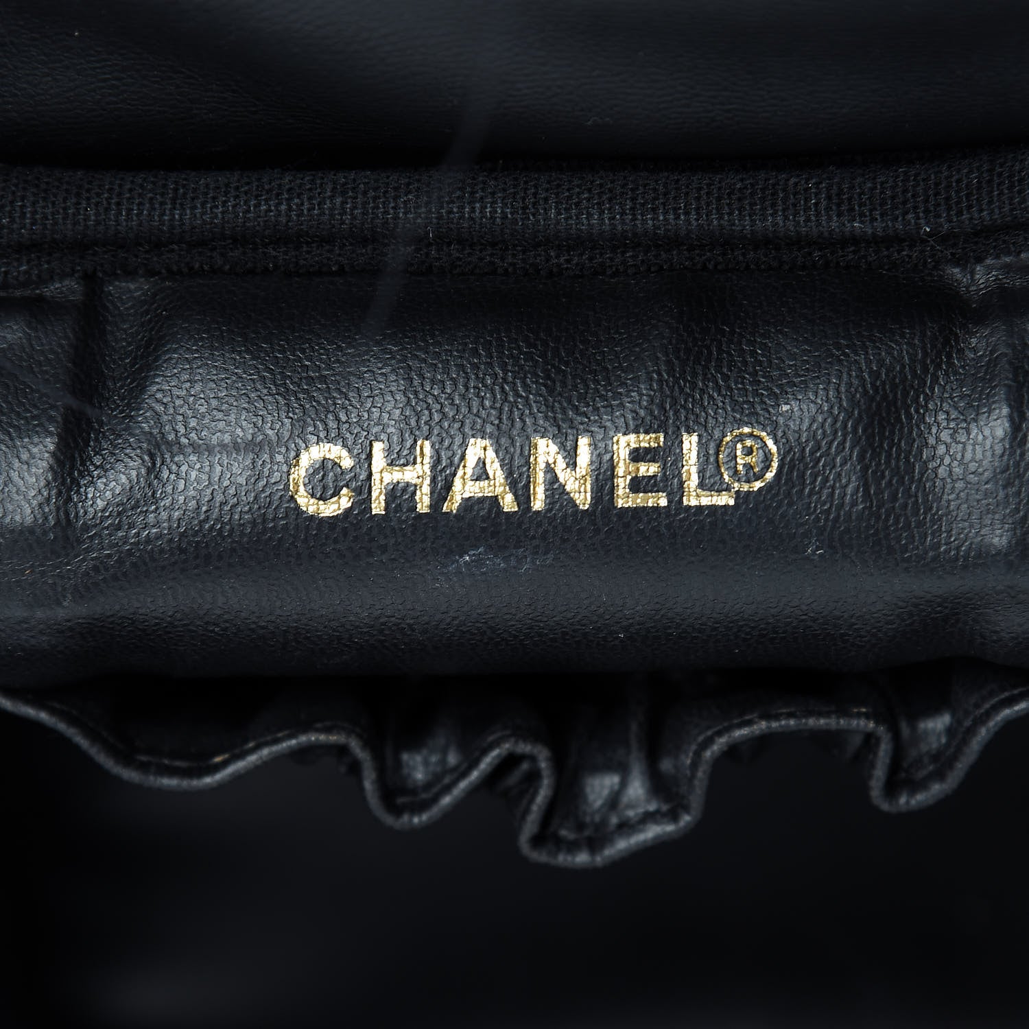 Chanel Caviar Vanity Cosmetic Case Black 6 of 13