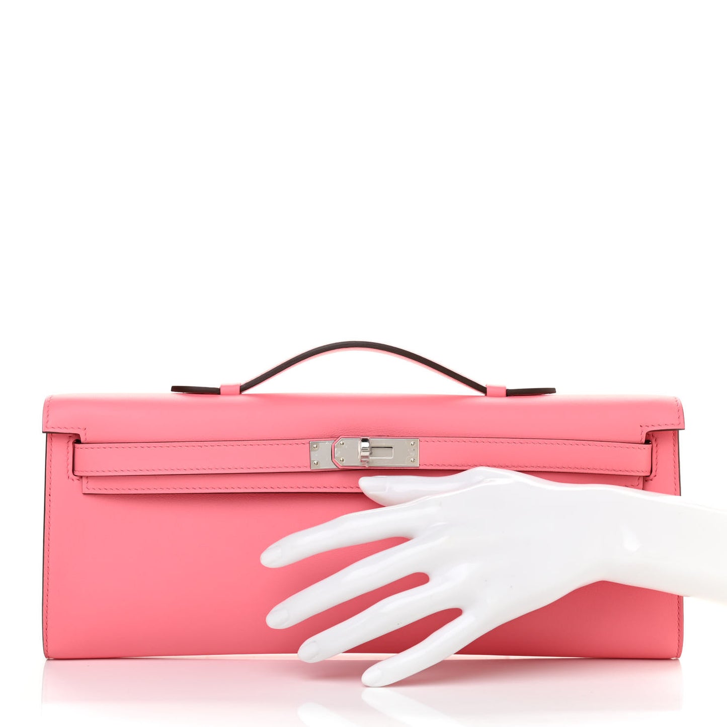 Swift Kelly Cut Clutch Pochette Rose D'Ete
