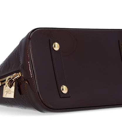 Louis Vuitton Vernis Alma PM Amarante 8 of 9