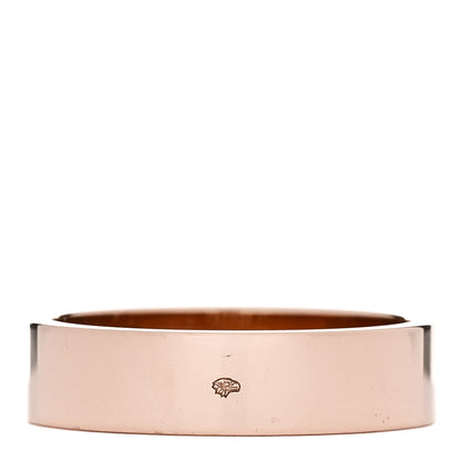 Hermes 18K Rose Gold Diamond PM Kelly Ring 54 7 3 of 4
