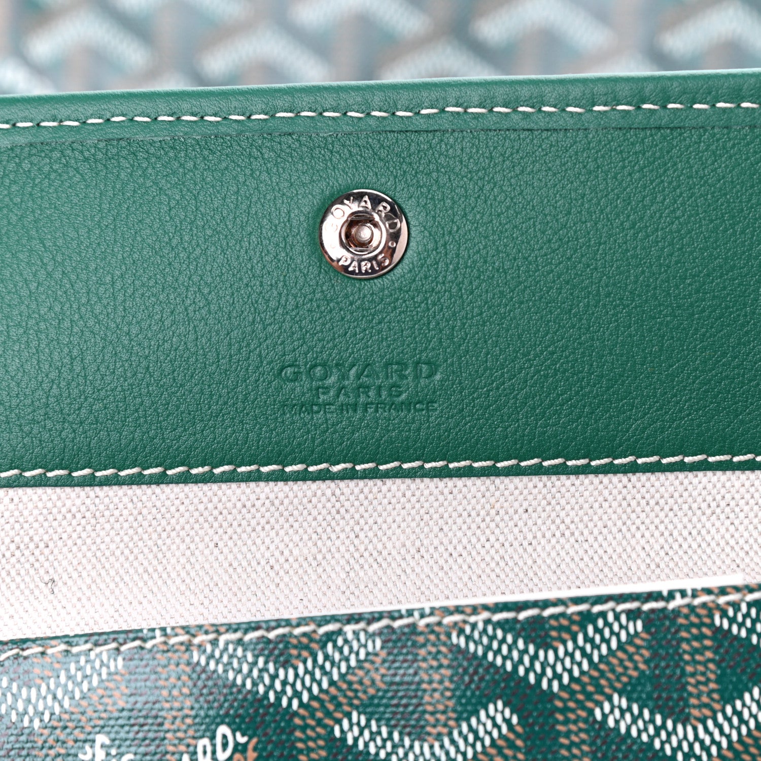 Goyard Goyardine Saint Louis PM Green 7 of 10