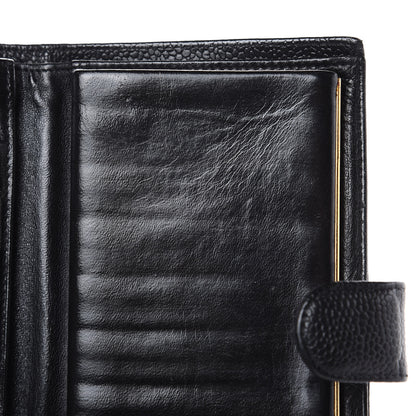 Chanel Caviar Timeless CC French Wallet Black 10 of 12