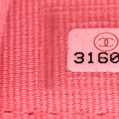 Chanel Lambskin Quilted CC Hook Card Holder Pink 8 of 9
