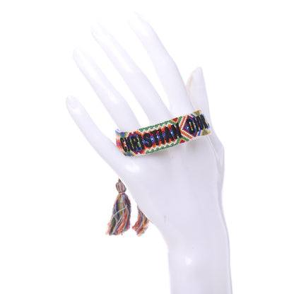 Christian Dior Woven Cotton J'Adior Friendship Bracelet Multicolor 2 of 3