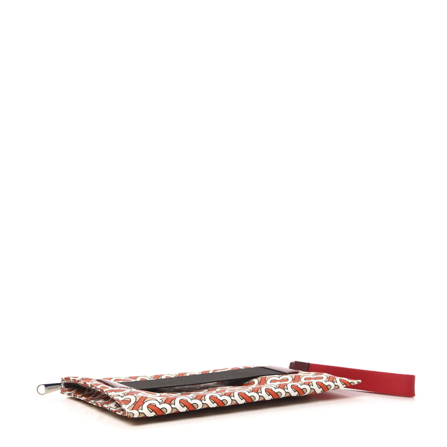 Monogram Nylon Edin Zip Pouch Vermillion