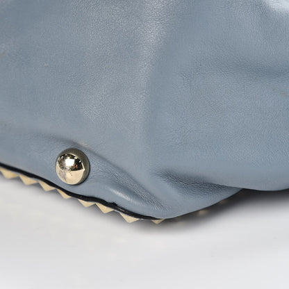 Valentino Garavani Vitello Medium Rockstud Tote Bright Blue 21 of 21