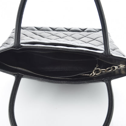 Chanel Caviar Quilted Medallion Tote Black 5 of 10