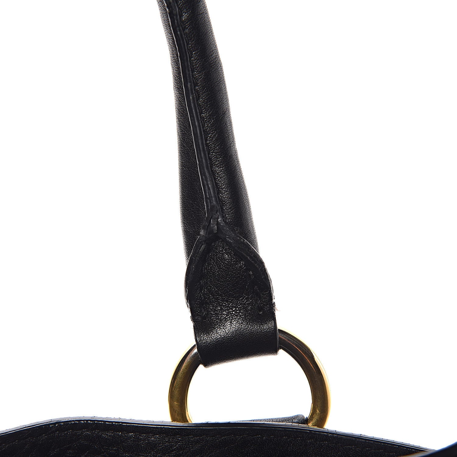 Prada Vitello Daino Tote Black 9 of 15