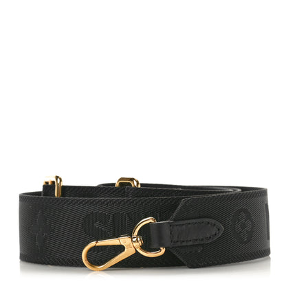 Louis Vuitton Nylon Petite Malle Souple Shoulder Strap Black 1 of 3