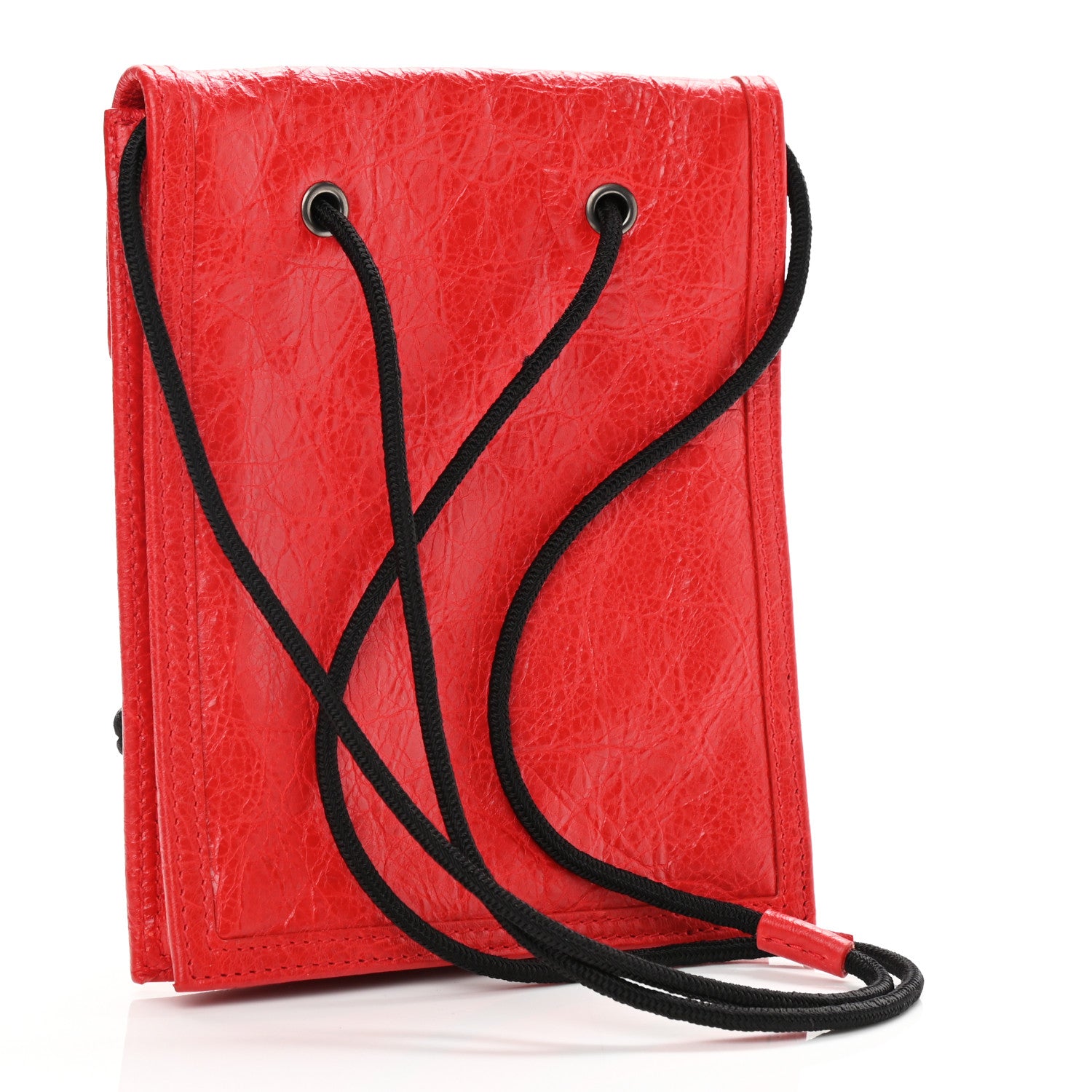 Balenciaga Agneau Arena Small Explorer Crossbody Pouch Red 3 of 12