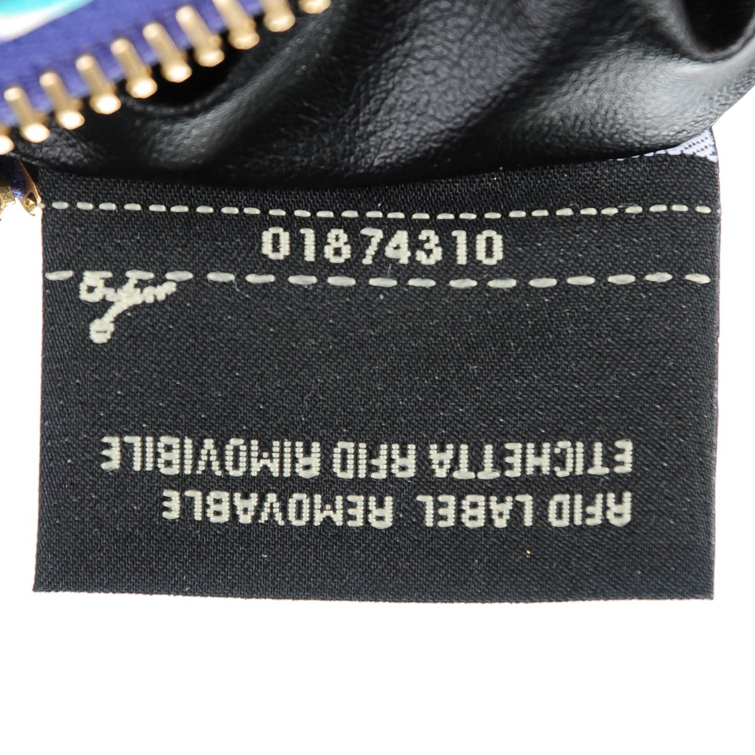 Fendi Nylon Roma Print Cosmetic Pouch Cassis Paglia 9 of 9