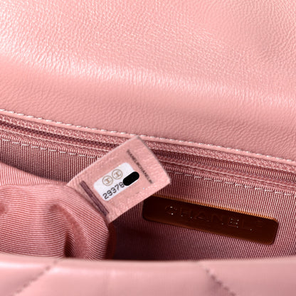 Chanel Lambskin Quilted Medium Chanel 19 Flap Light Pink 7 of 10